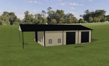 Steel building designs for Louisiana